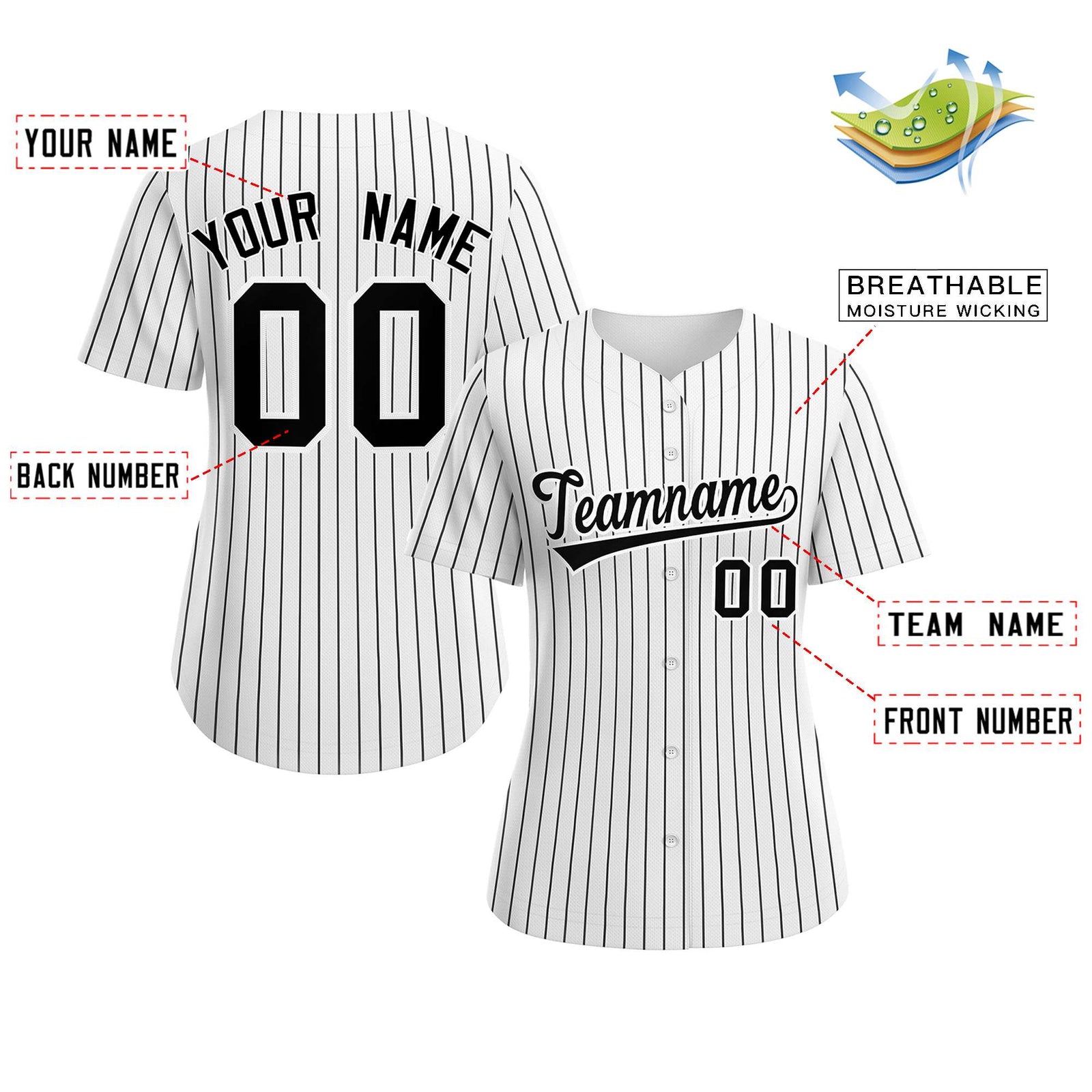 White Baseball Jersey