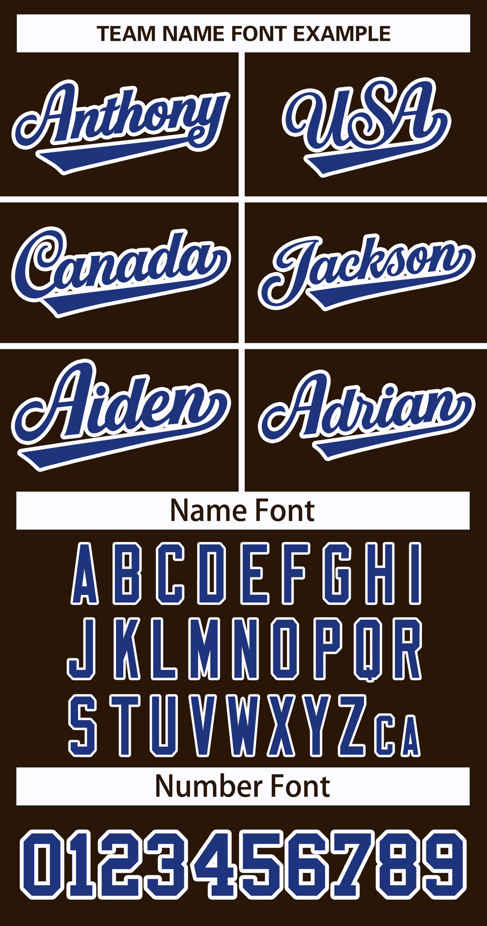 Custom Brown Royal-White Classic Style Hockey Jersey