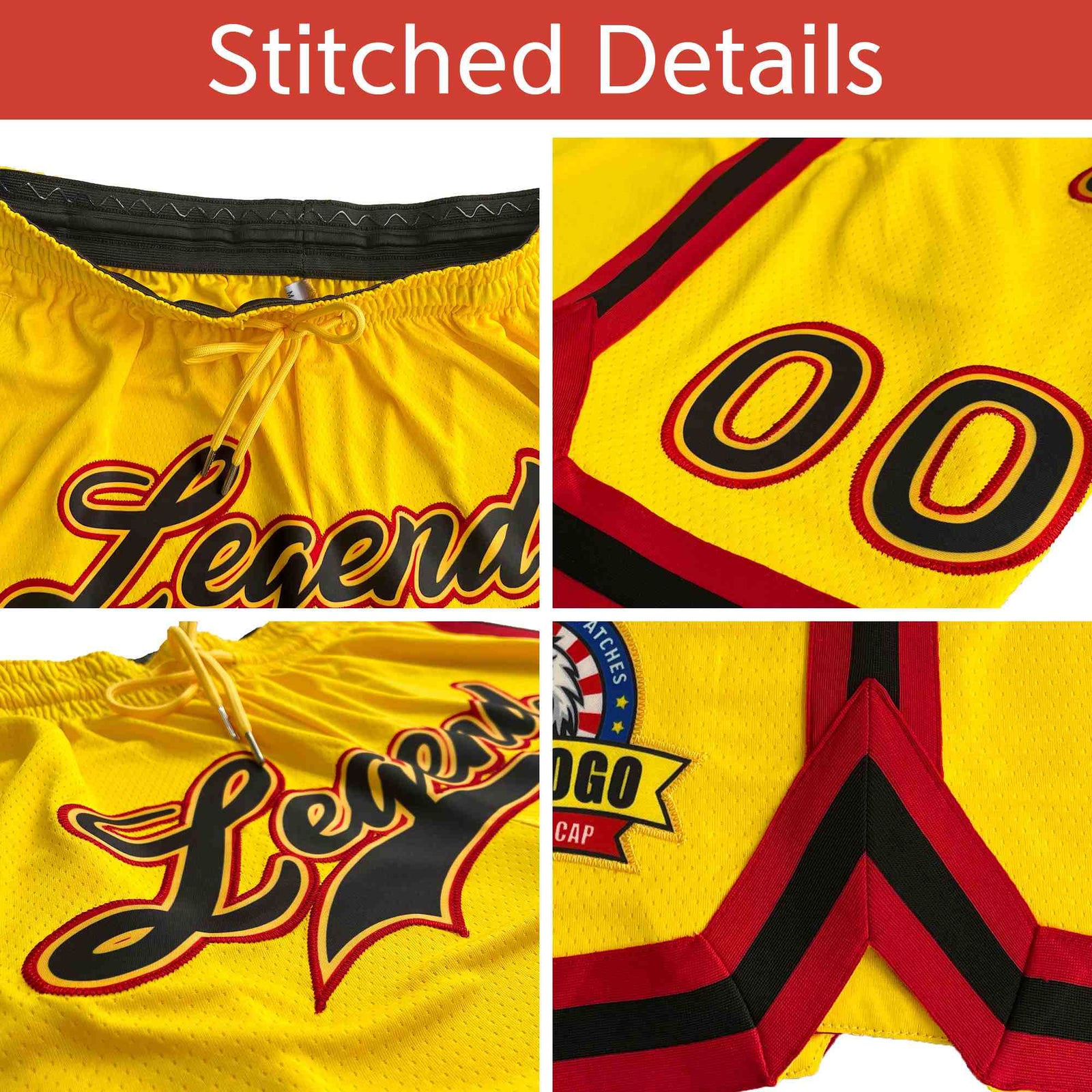 Custom Royal Red-White Personalized Basketball Shorts