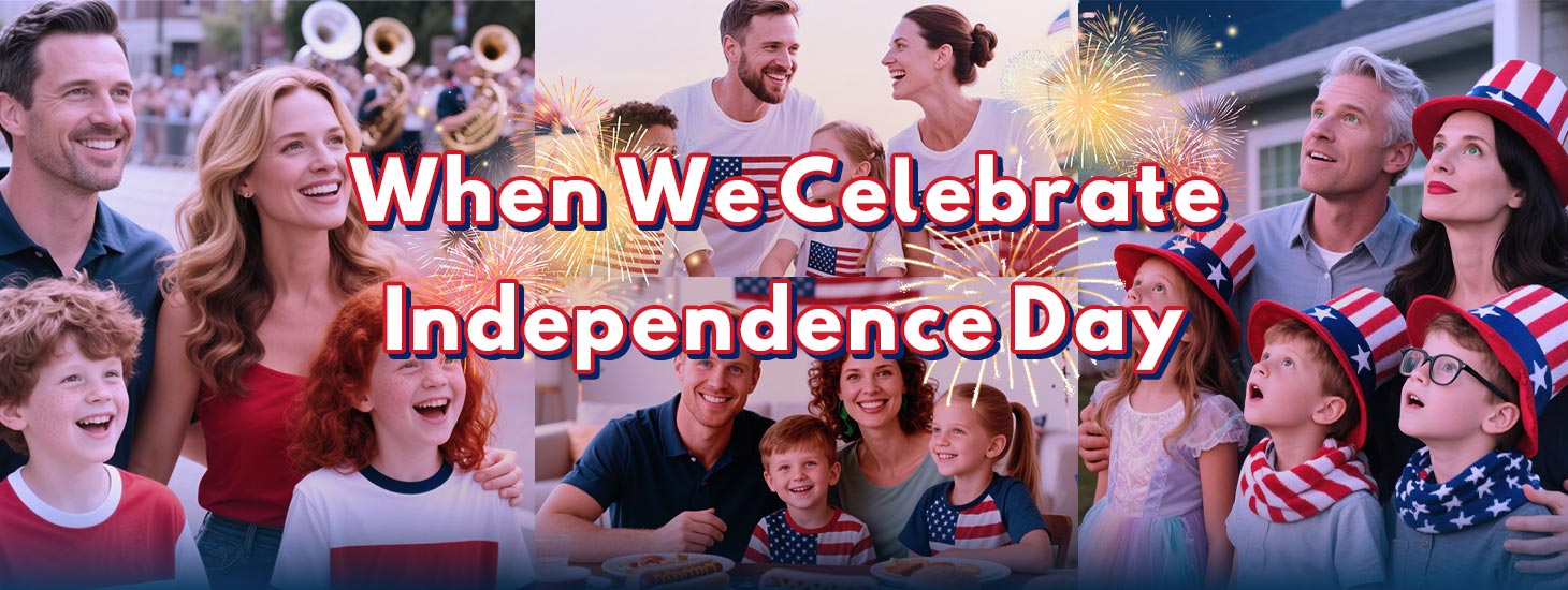 When we celebrate independence day