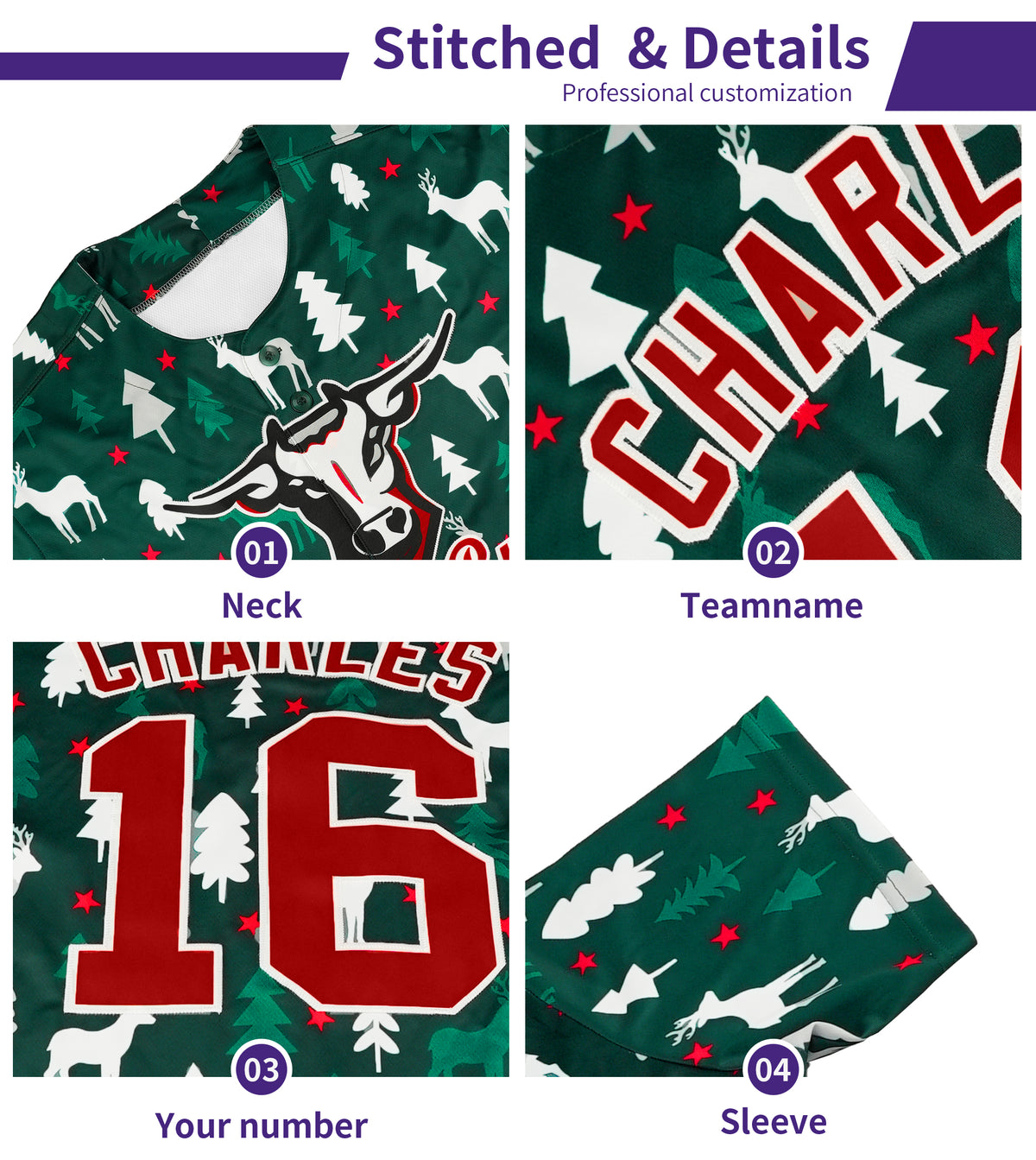 Custom Green White Christmas Graffiti Pattern Authentic Baseball Jersey