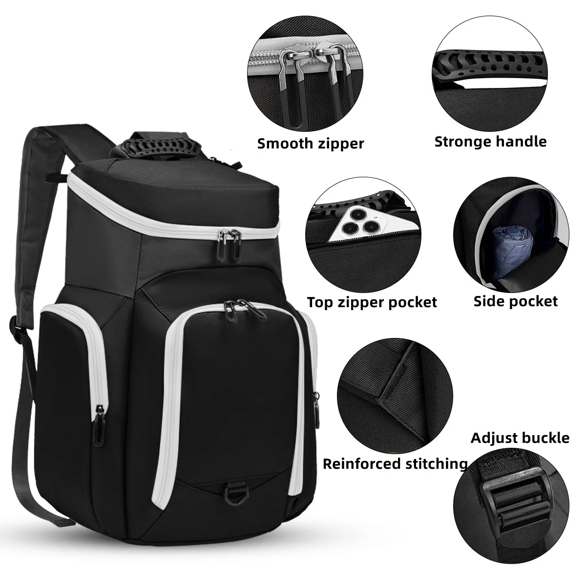 Custom Sports Bag for Basketball, Soccer & More Basketball Backpack