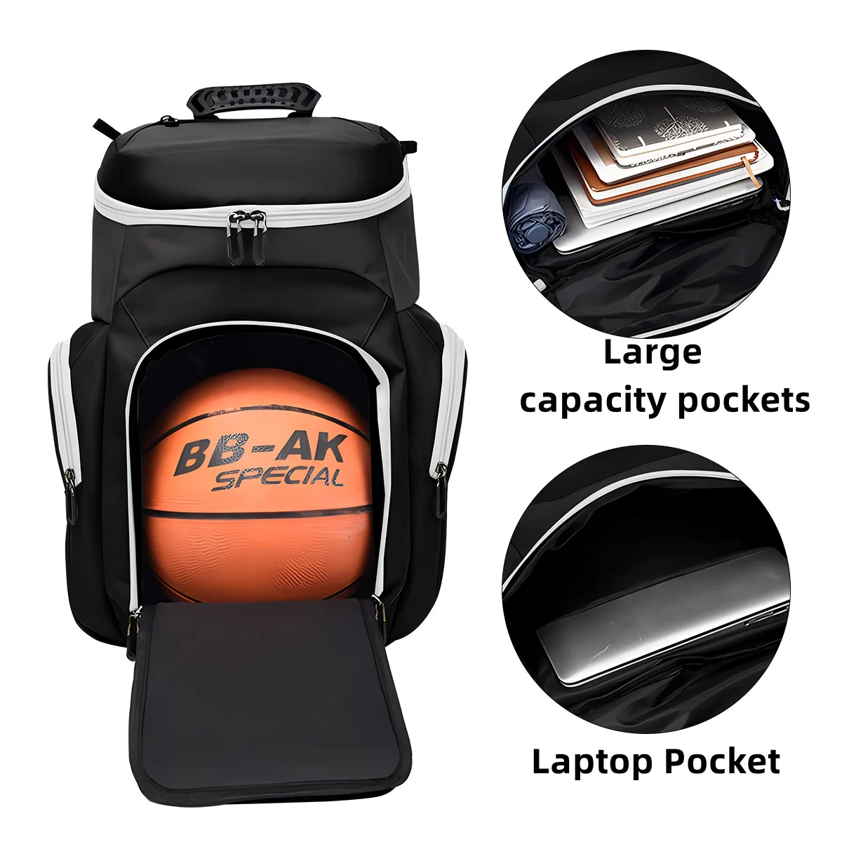 Custom Sports Bag for Basketball, Soccer & More Basketball Backpack