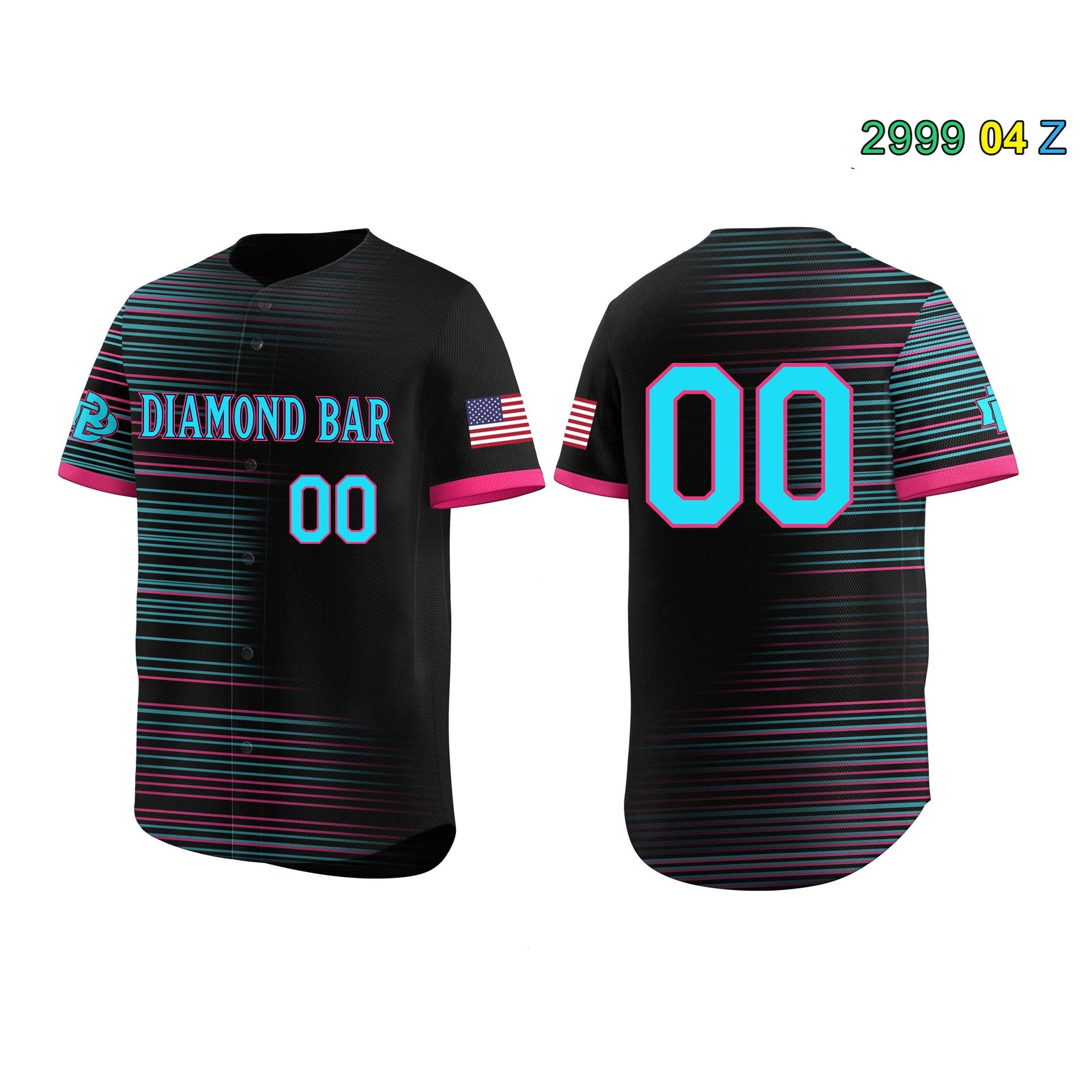 Diamond Bar Team Baseball Jersey