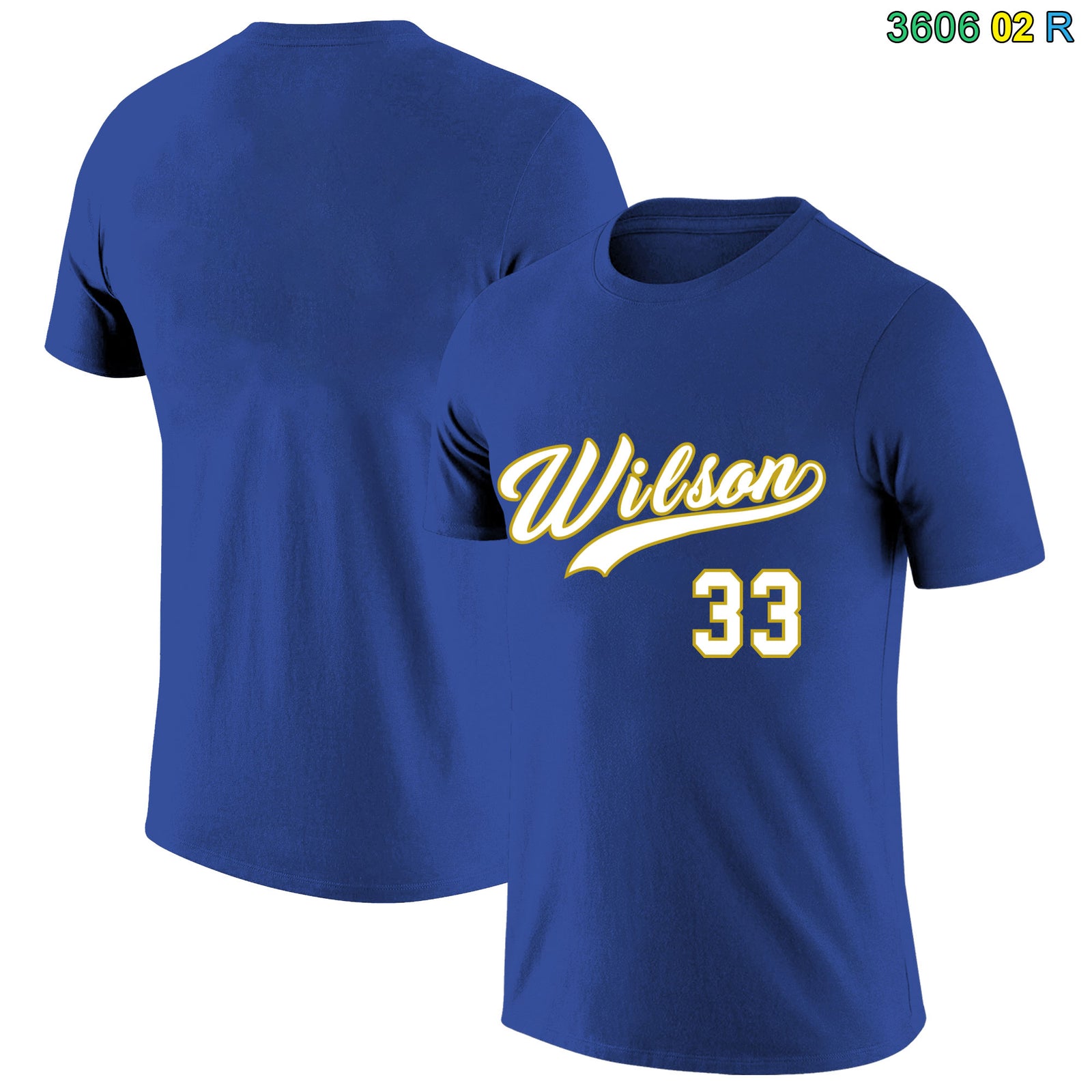 Fans-Made |Custom Wilson Royal Classic Style Crew neck T-Shirts Full Sublimated¨C Available for Reorder