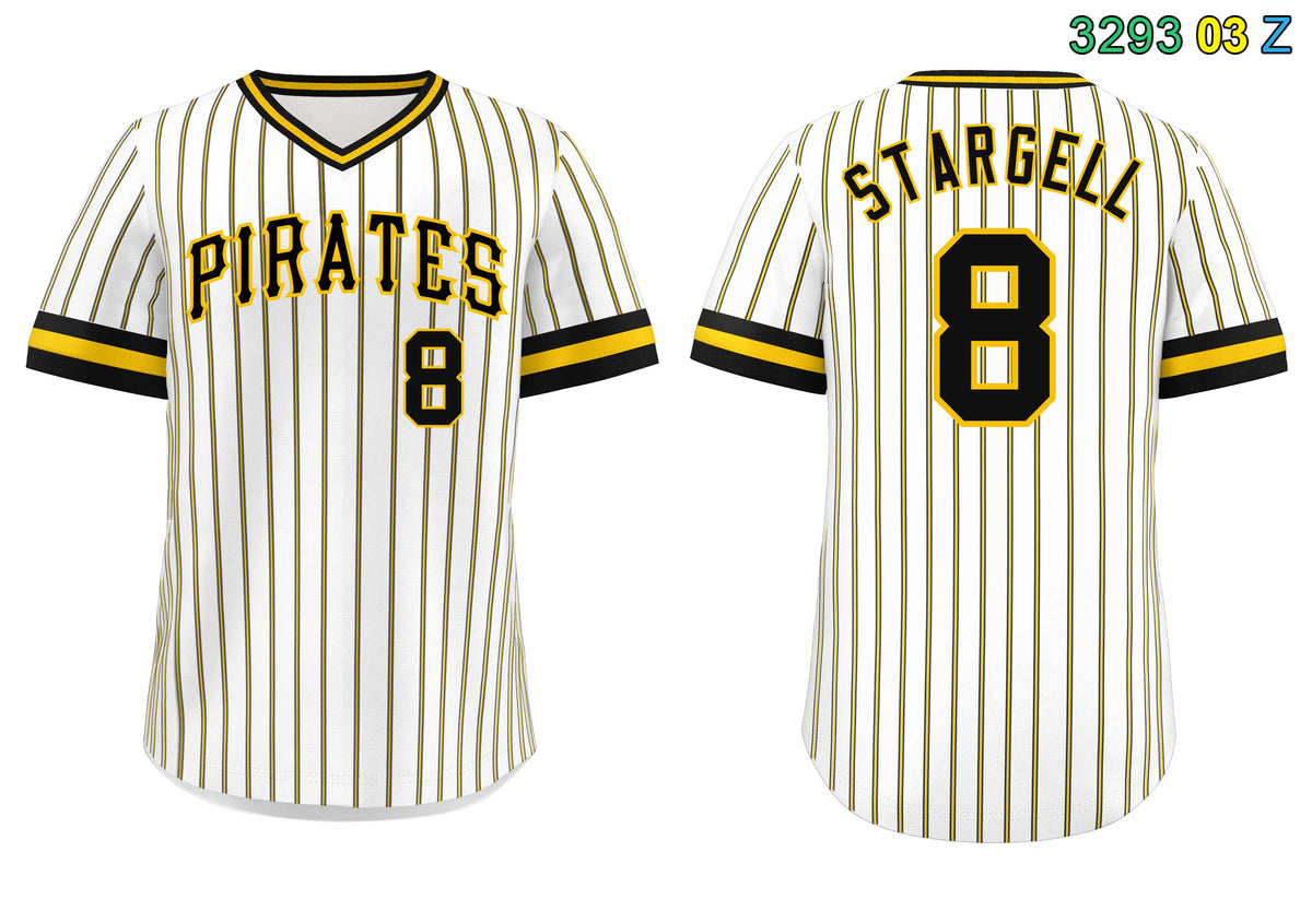Fans-Made |Custom White Gold Stripe Fashion Authentic Pullover Baseball Jersey¨C Available for Reorder
