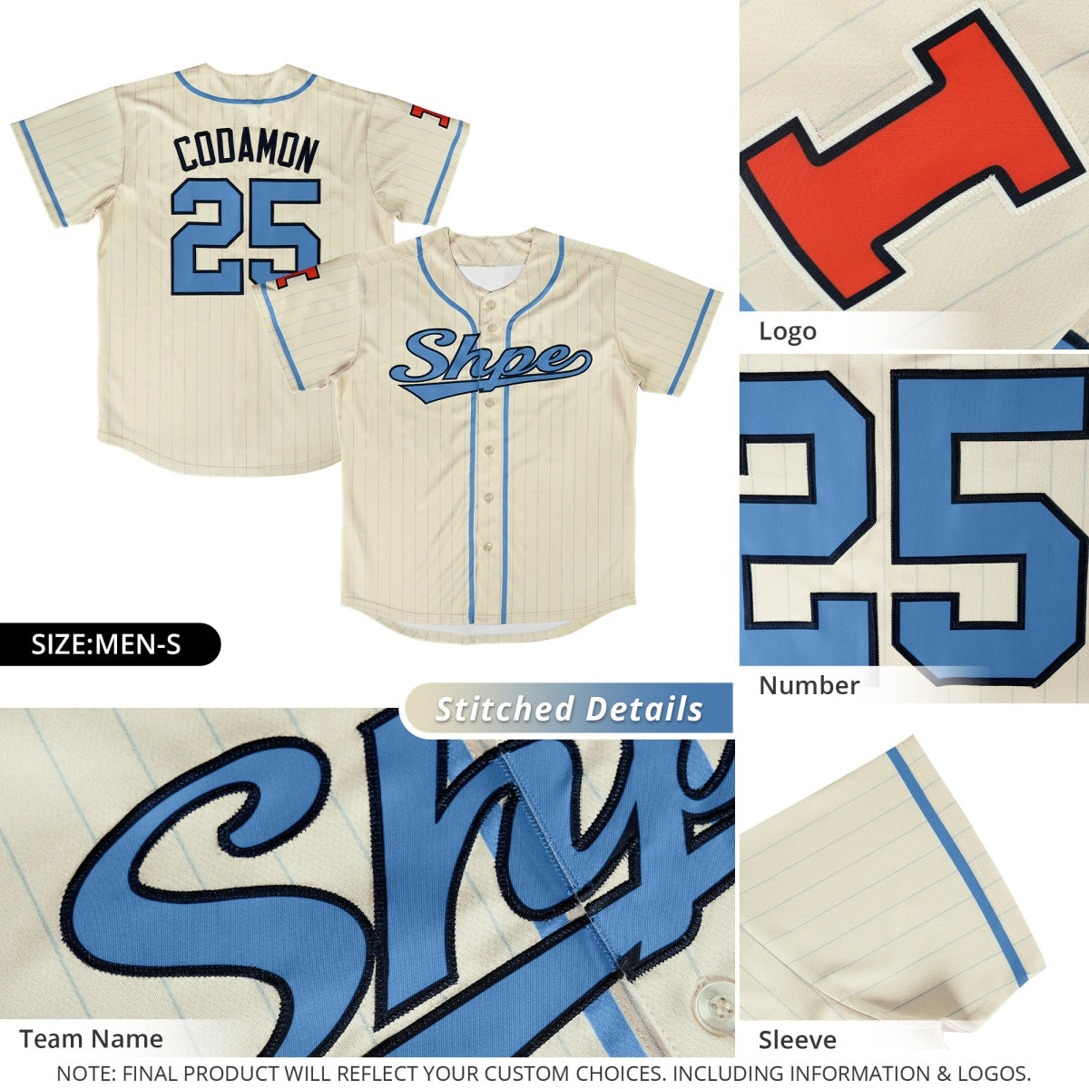 Custom Teal Brown White Mexican style Breathable Baseball Jersey| KXKSHOP