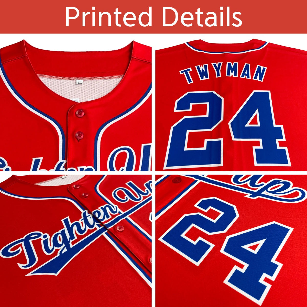 Custom Royal Blue Pink Mother's Day Style Personalization Breathable Baseball Jersey| KXKSHOP