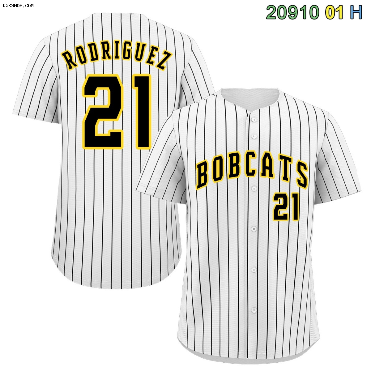 Fans-Made | Custom White Black Stripe Fashion Authentic Baseball Jersey– Available for Reorder