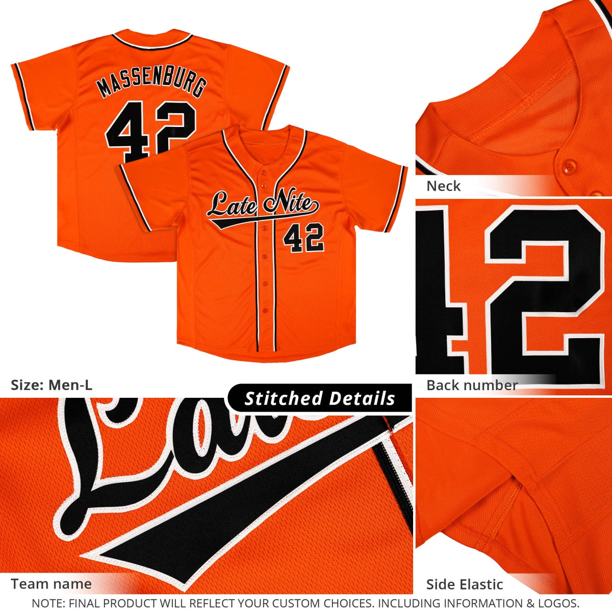 Custom White Classic Style Stitched Sports Uniform Personalized For Teams Lightweight Baseball Jersey| KXKSHOP