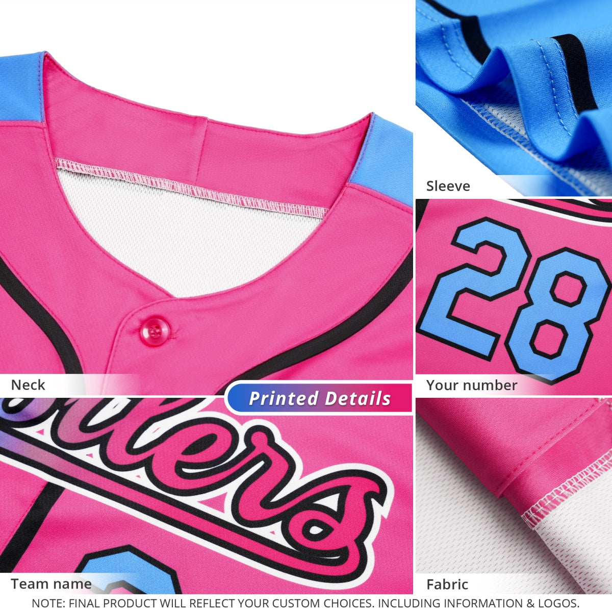 Custom Black Classic Style Stitched Sports Uniform Personalized For Teams Lightweight Baseball Jersey| KXKSHOP