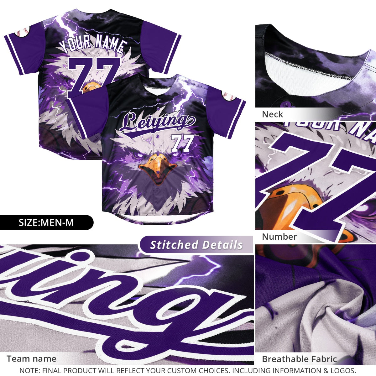 Custom Orange Silver Light Blue Full-Snap Graffiti Pattern Tiger Graffiti Jersey Baseball Jersey| KXKSHOP