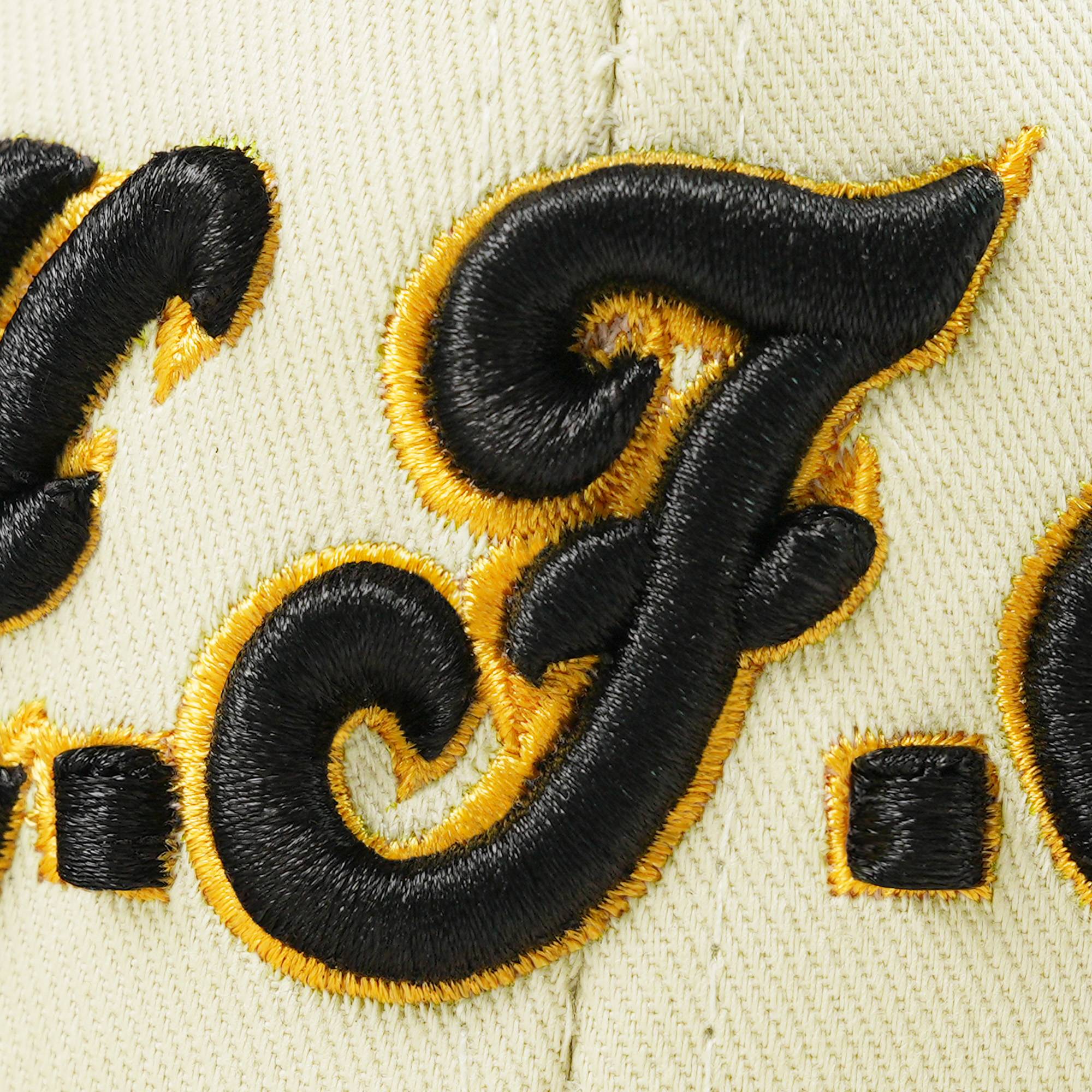 Custom White 3D Puff Embroidery Flat Embroidery Flat Eaves Sport Baseball Cap Design for Men/Women/Youth-Cream1