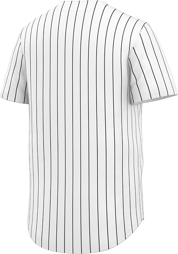 White Black Stripe Fashion Authentic Baseball Jersey For Men
