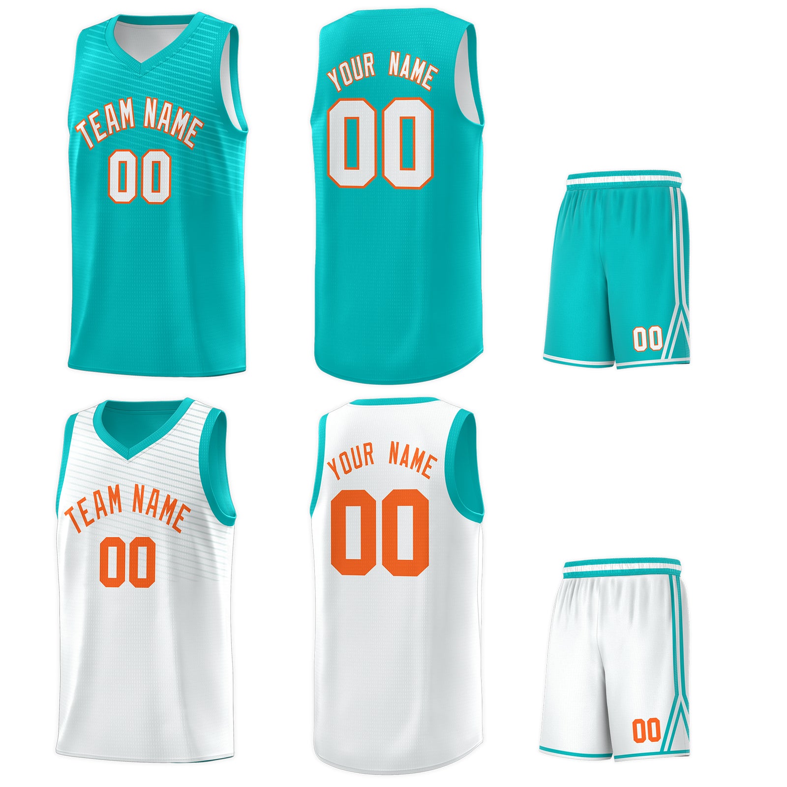 Custom White Light Green Chest Slash Patttern Sports Uniform Basketball Jersey