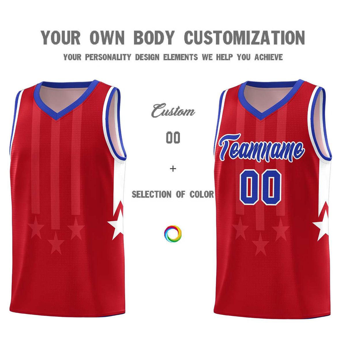 Custom Pink Royal and White Gradient Star Graffiti Pattern Sports Uniform Basketball Jersey