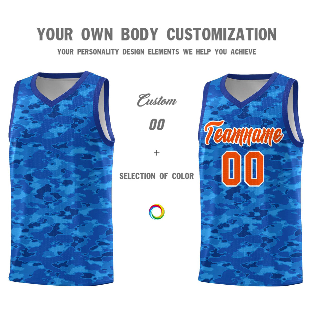 Custom Personalized Camo Sets Sports Uniform Basketball Jersey