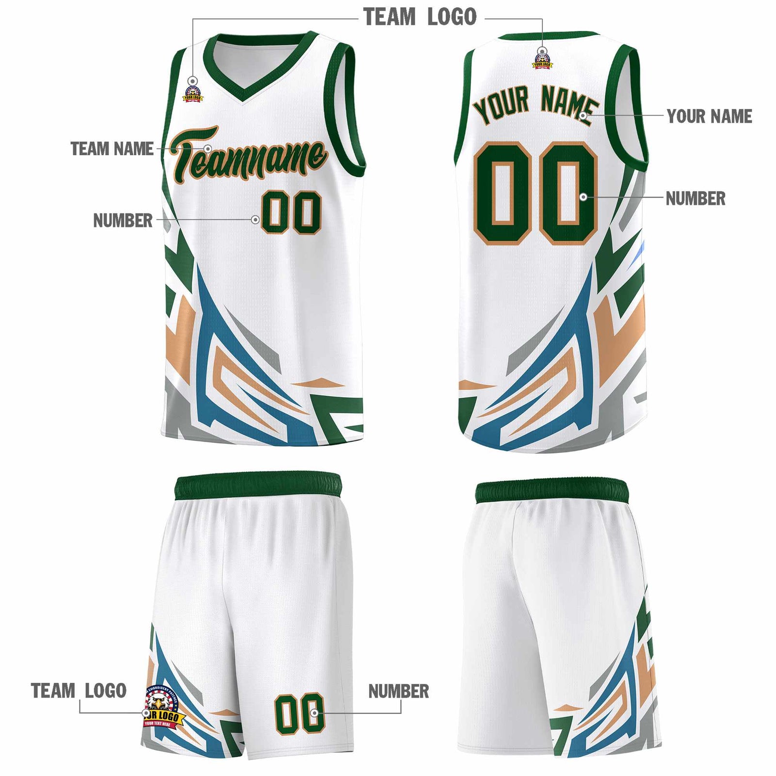 Custom White Gradient Graffiti Pattern Sports Uniform Basketball Jersey