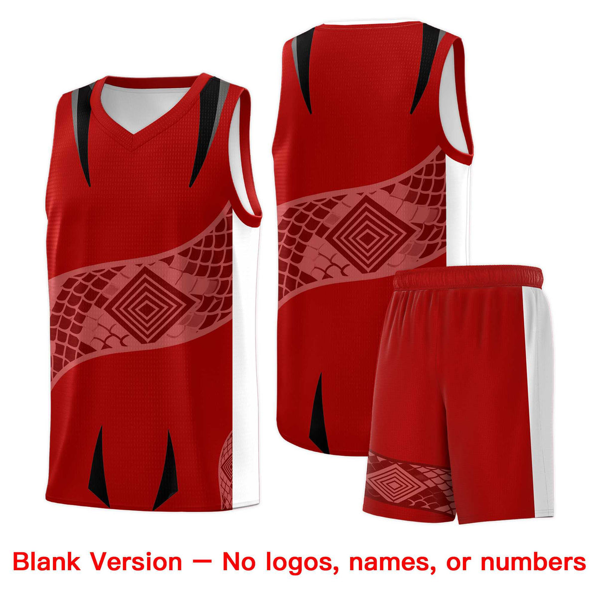 Custom White Black Snake Scale Venomous Fang for Leagues Graffiti Pattern Basketball Suit Jersey