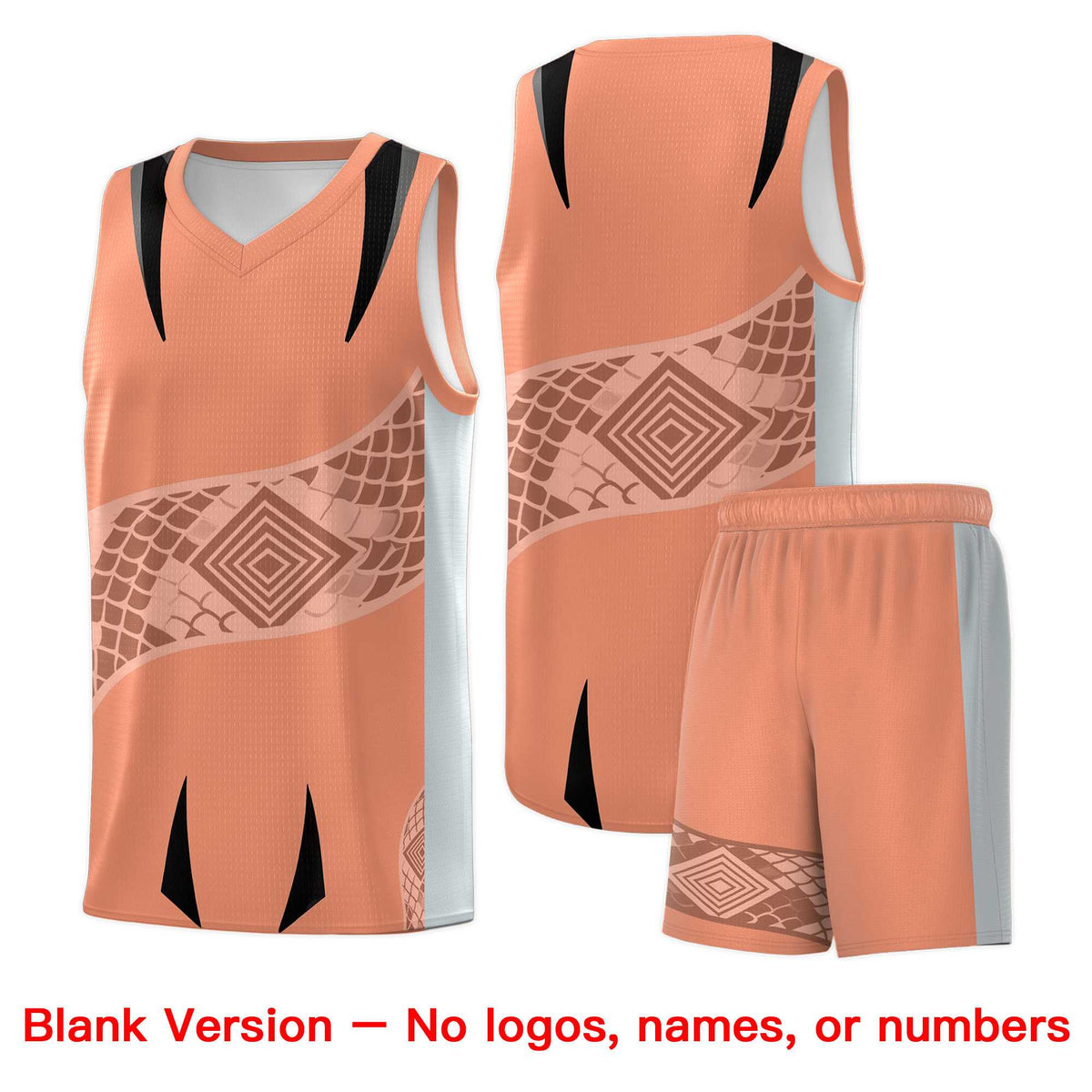 Custom White Black Snake Scale Venomous Fang for Leagues Graffiti Pattern Basketball Suit Jersey