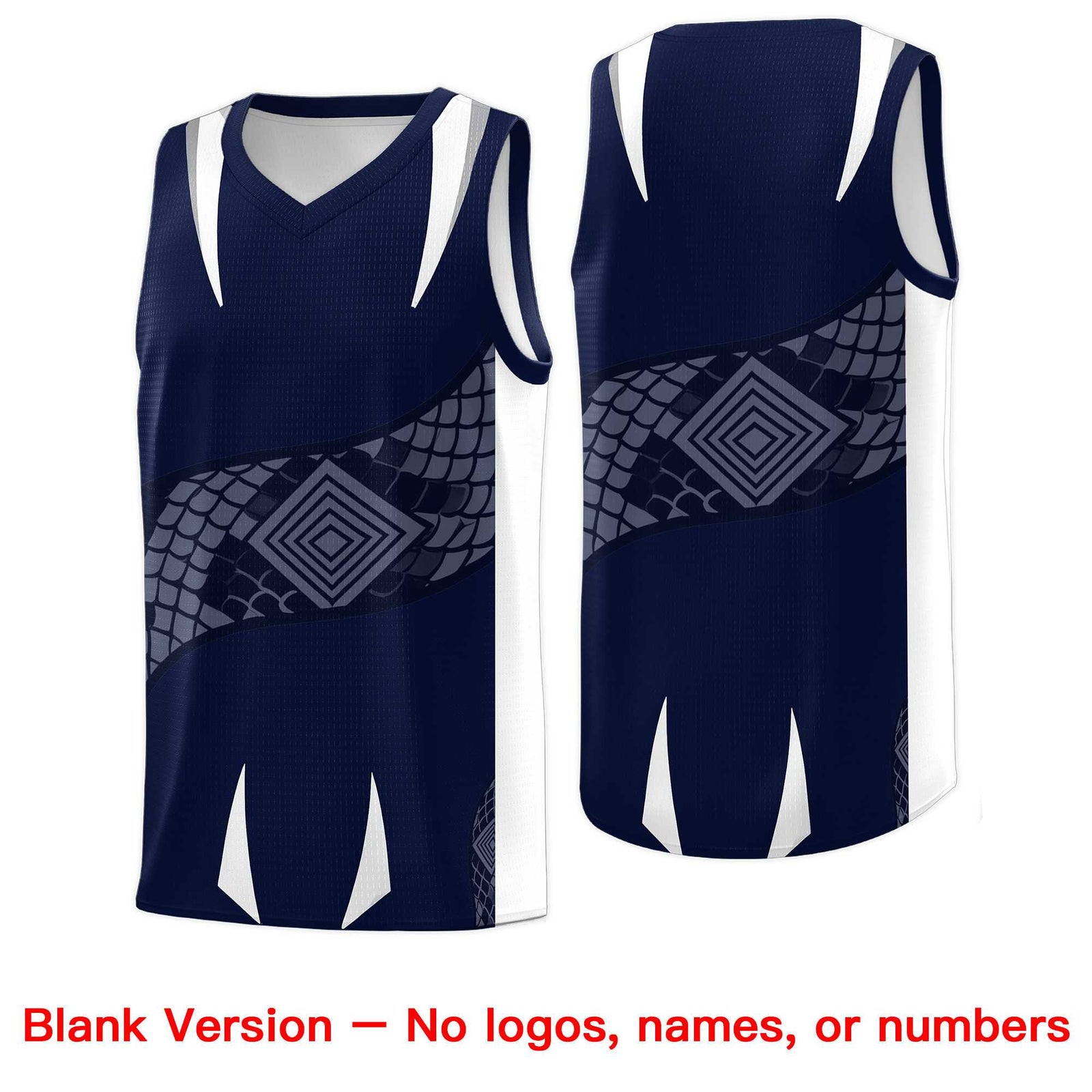 Custom White Black Snake Scale Venomous Fang for Leagues Graffiti Pattern Basketball Suit Jersey