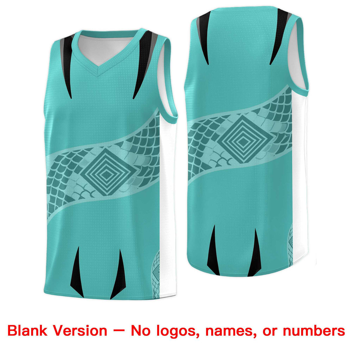 Custom White Black Snake Scale Venomous Fang for Leagues Graffiti Pattern Basketball Suit Jersey