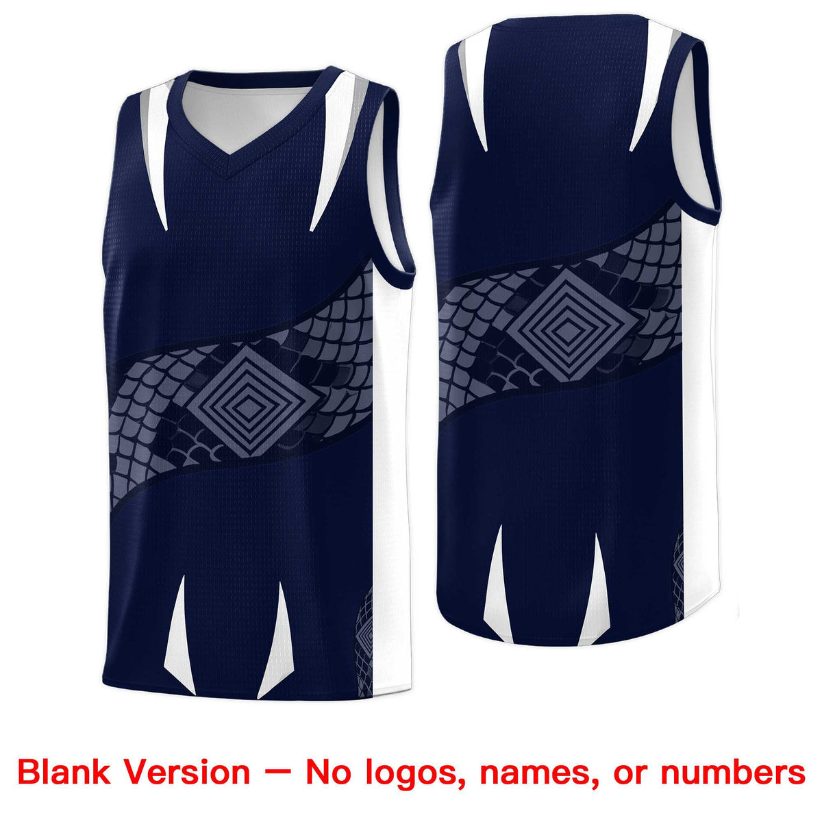 Custom White Black Snake Scale Venomous Fang for Leagues Graffiti Pattern Basketball Suit Jersey