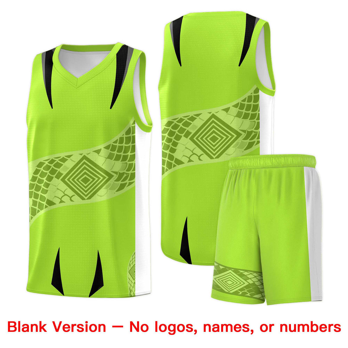Custom White Black Snake Scale Venomous Fang for Leagues Graffiti Pattern Basketball Suit Jersey