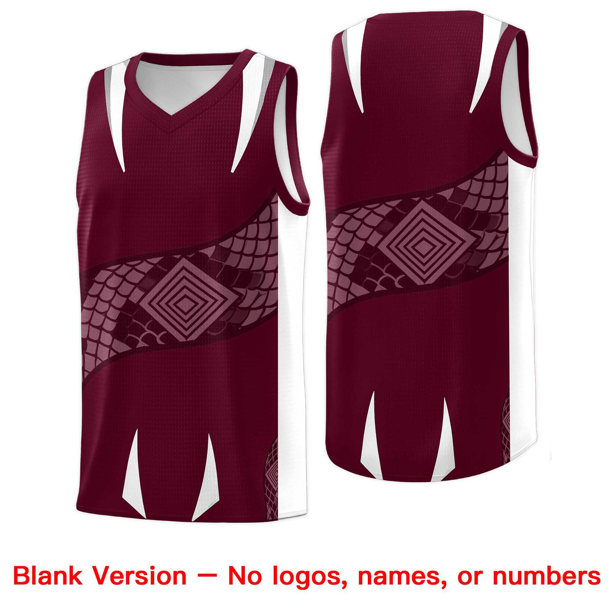 Custom White Black Snake Scale Venomous Fang for Leagues Graffiti Pattern Basketball Suit Jersey