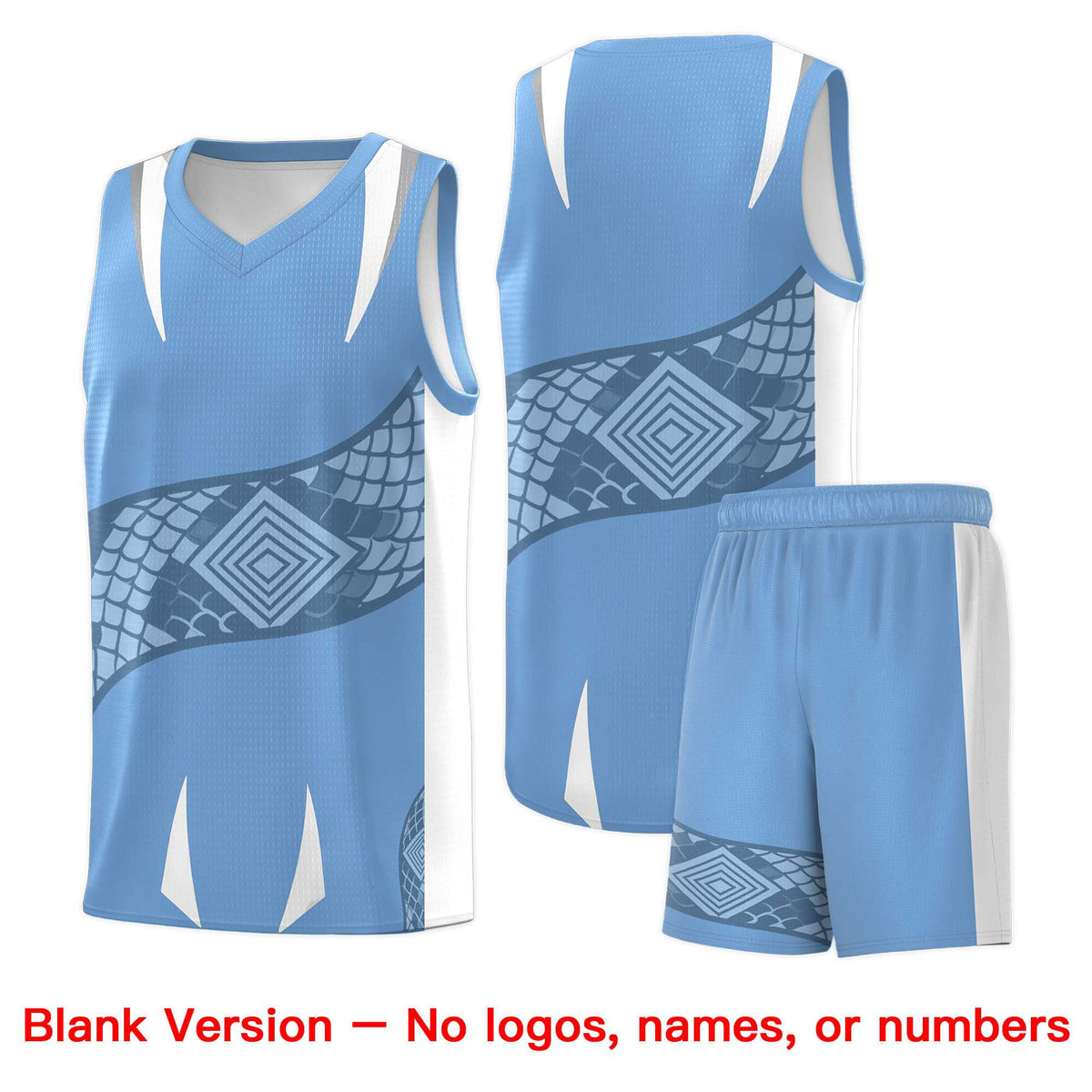 Custom White Black Snake Scale Venomous Fang for Leagues Graffiti Pattern Basketball Suit Jersey