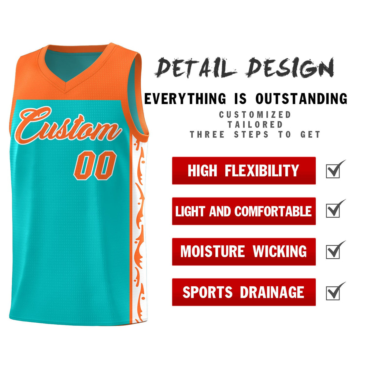 Custom Bright Green Side Pattern Sports Uniform Basketball Jersey