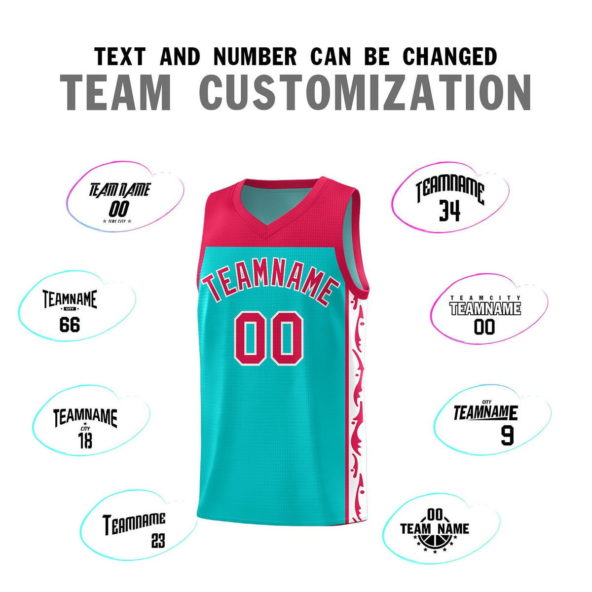 Custom Bright Green Side Pattern Sports Uniform Basketball Jersey
