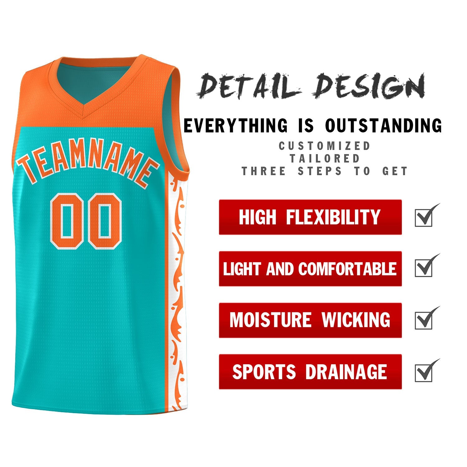 Custom Bright Green Side Pattern Sports Uniform Basketball Jersey