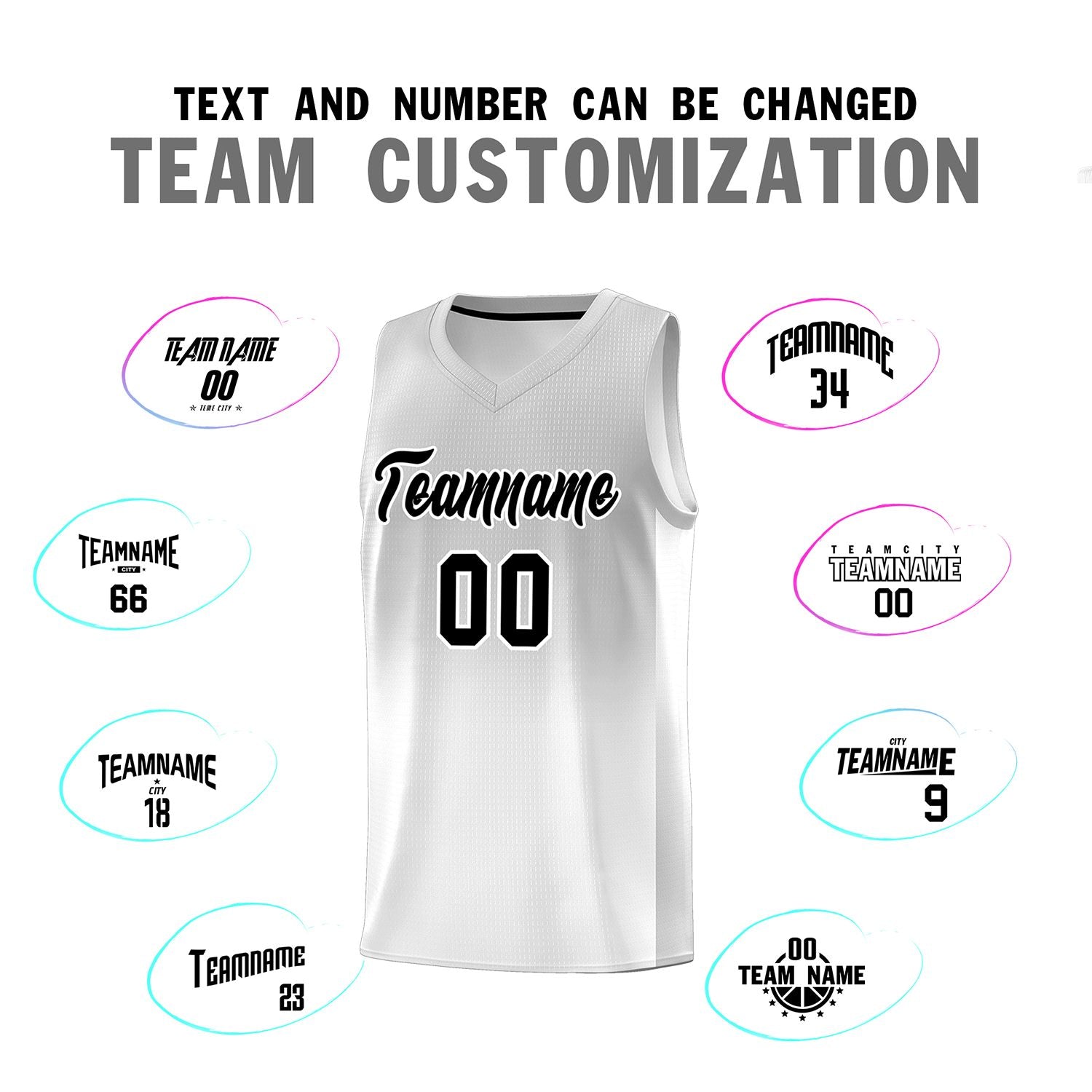 Custom Gray White Gradient Fashion Sets Sports Uniform Basketball Jersey