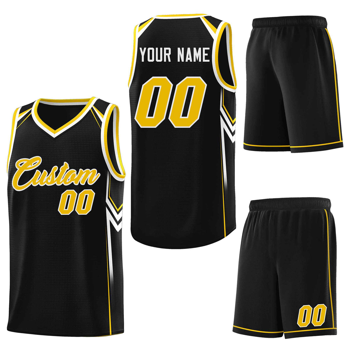 Custom Black Arrow Graffiti Pattern Sports Uniform Basketball Jersey