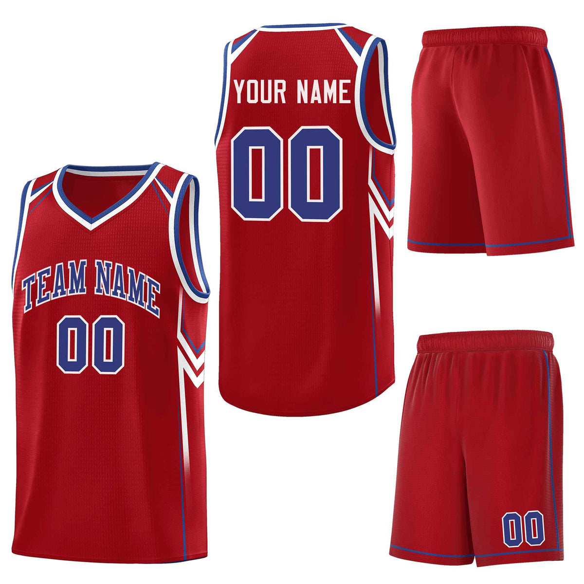 Custom Red Arrow Graffiti Pattern Sports Uniform Basketball Jersey