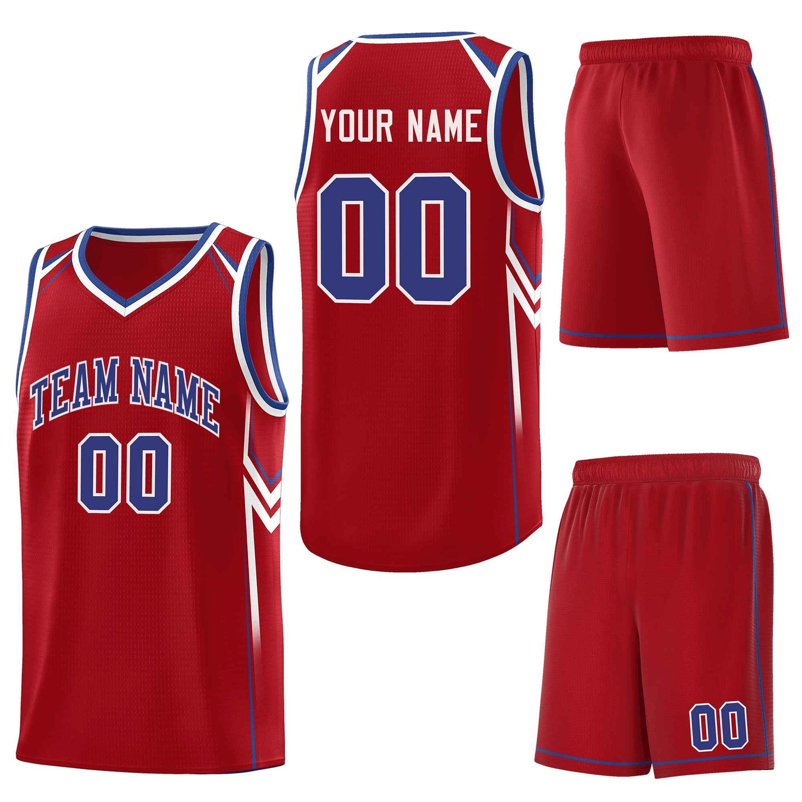 Custom Red Arrow Graffiti Pattern Sports Uniform Basketball Jersey