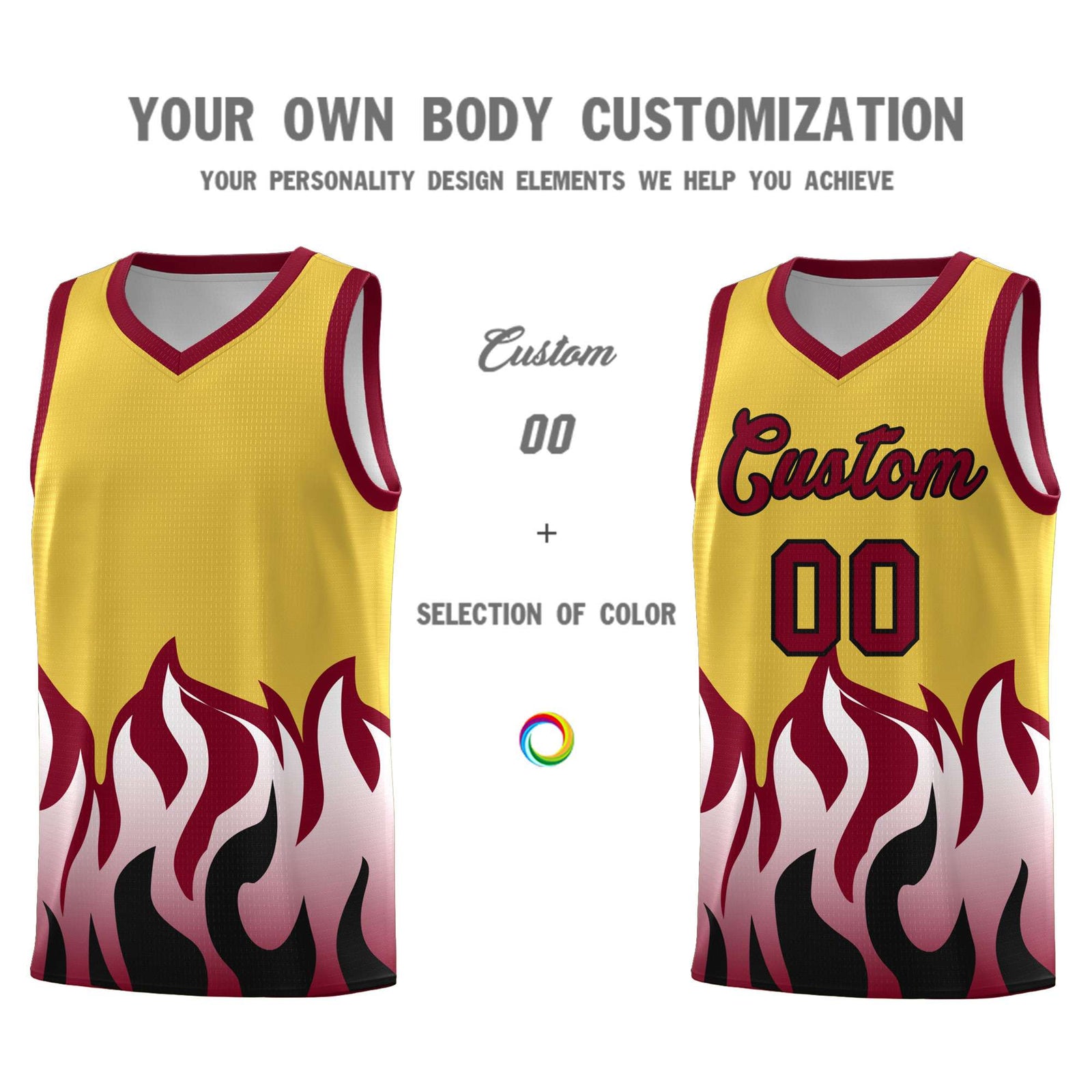 Custom Purple Crimson Hem Flame Pattern Fashion Sports Uniform Basketball jersey