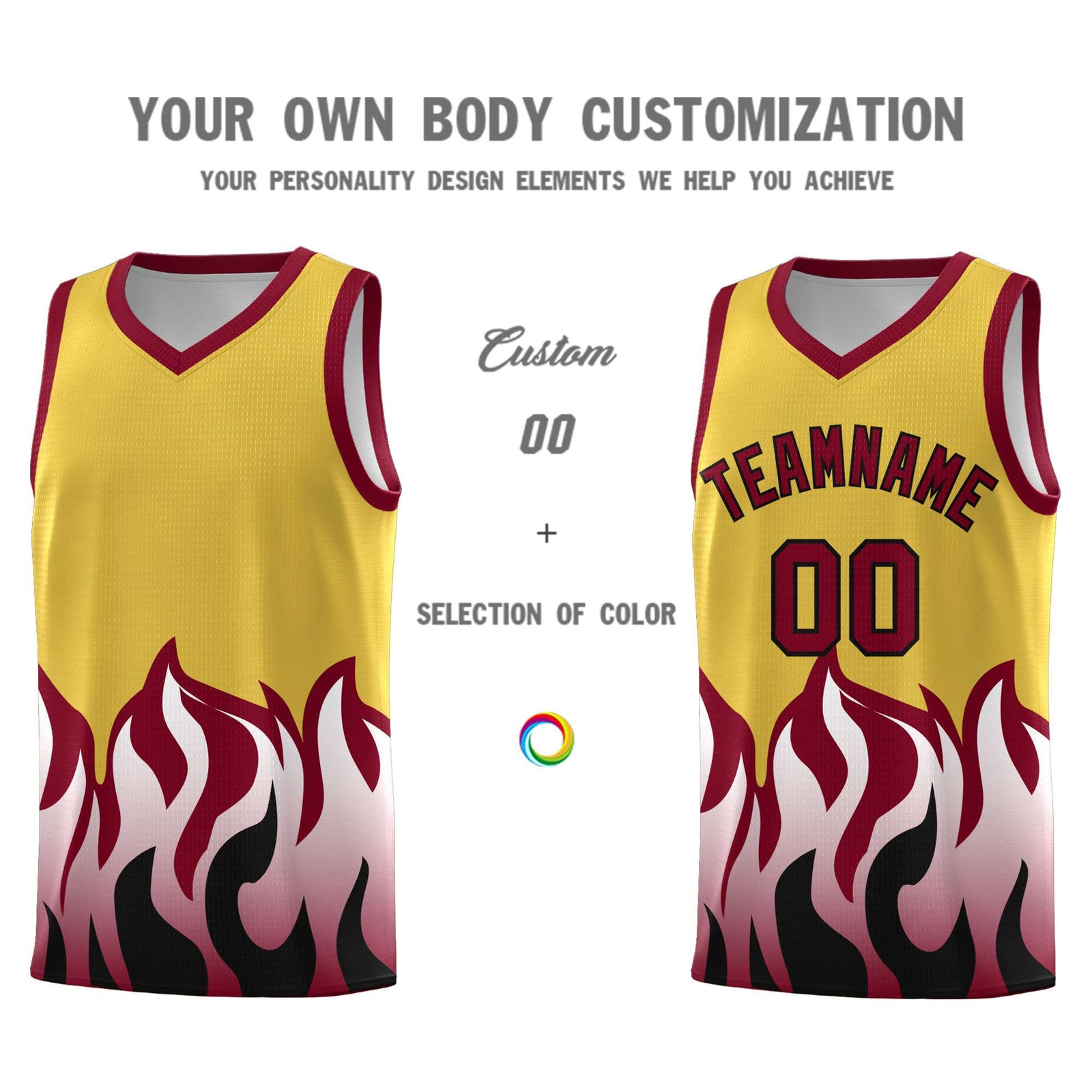 Custom Purple Crimson Hem Flame Pattern Fashion Sports Uniform Basketball jersey
