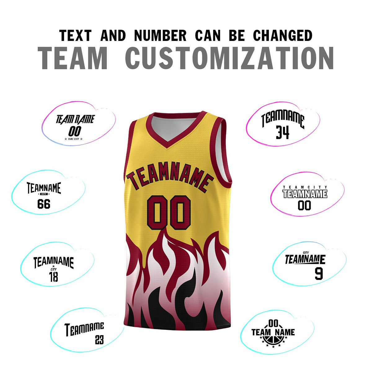 Custom Purple Crimson Hem Flame Pattern Fashion Sports Uniform Basketball jersey