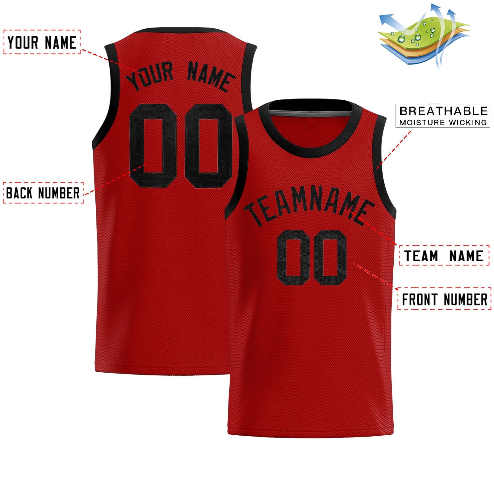 Custom Orange Sequined Tops Athletic Basketball Jersey