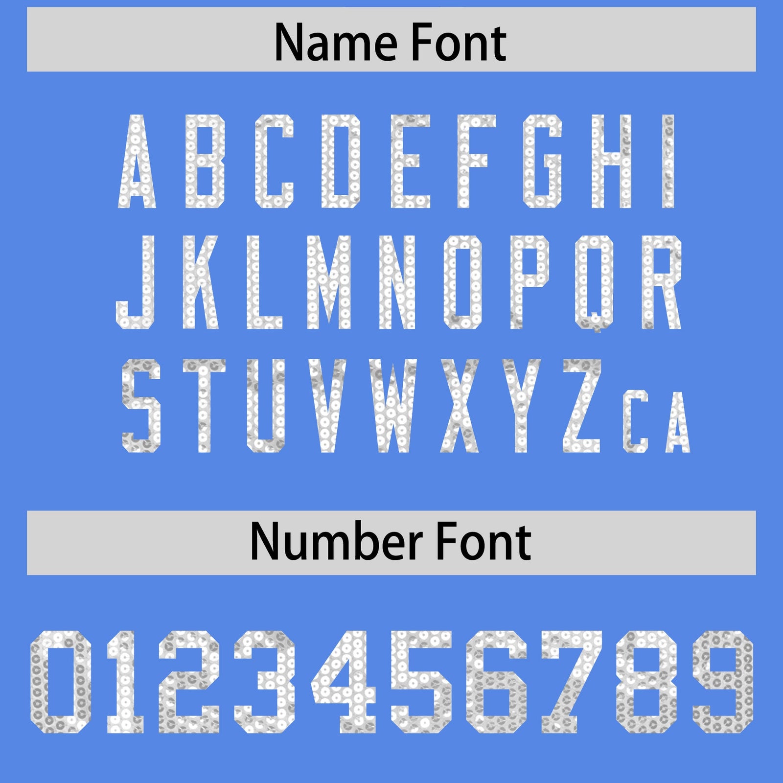 Custom Powder Blue Sequined Tops Athletic Basketball Jersey