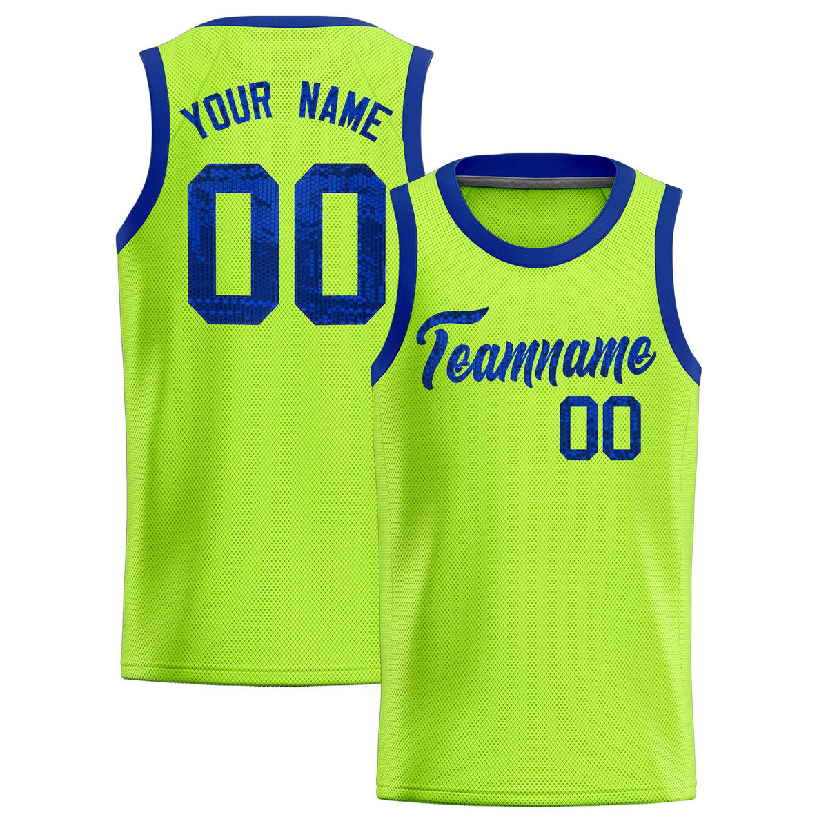 Custom Kelly Green Sequined Tops Athletic Basketball Jersey