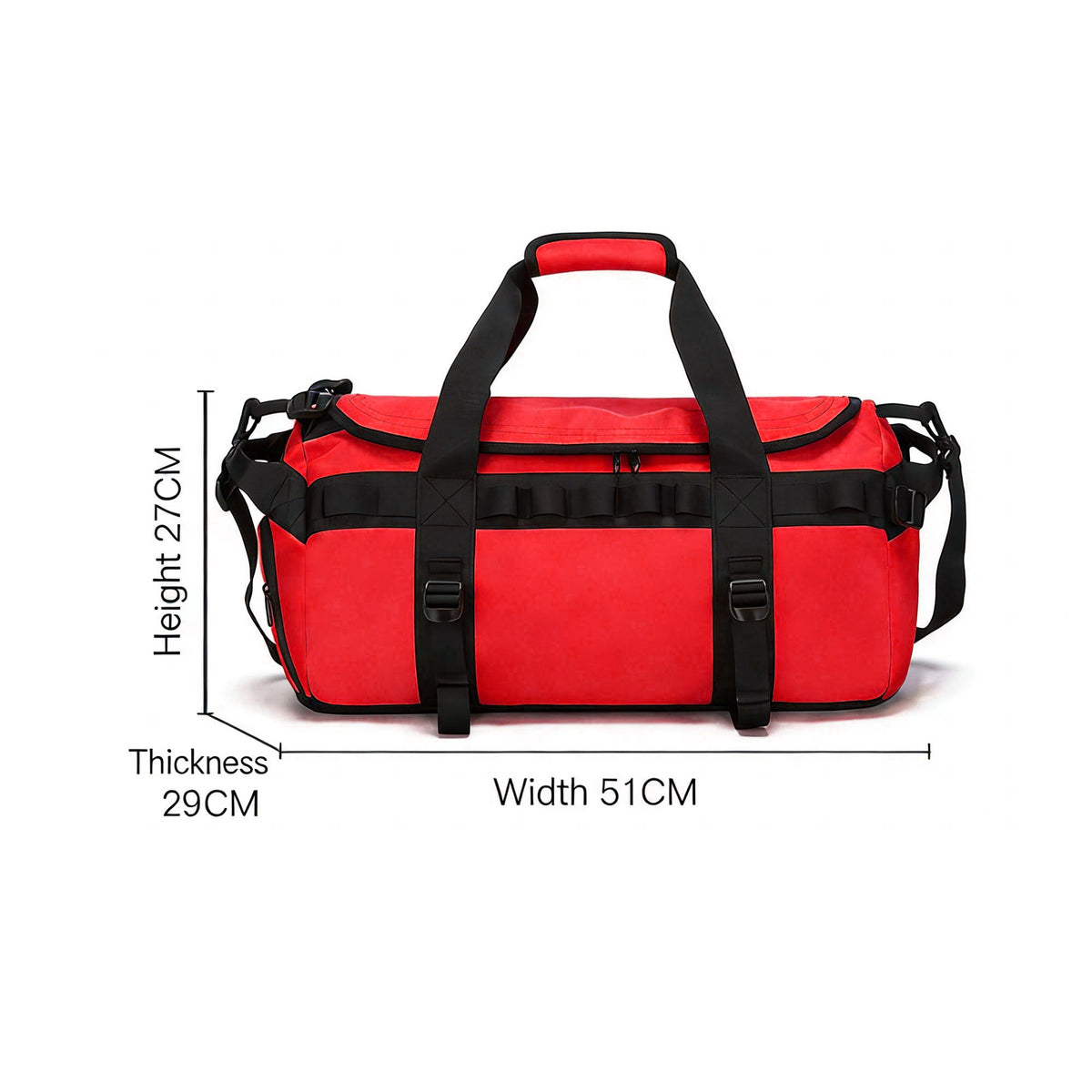Waterproof Camping Duffel Bag – Outdoor Travel Storage Bag with Wet Dry Compartment
