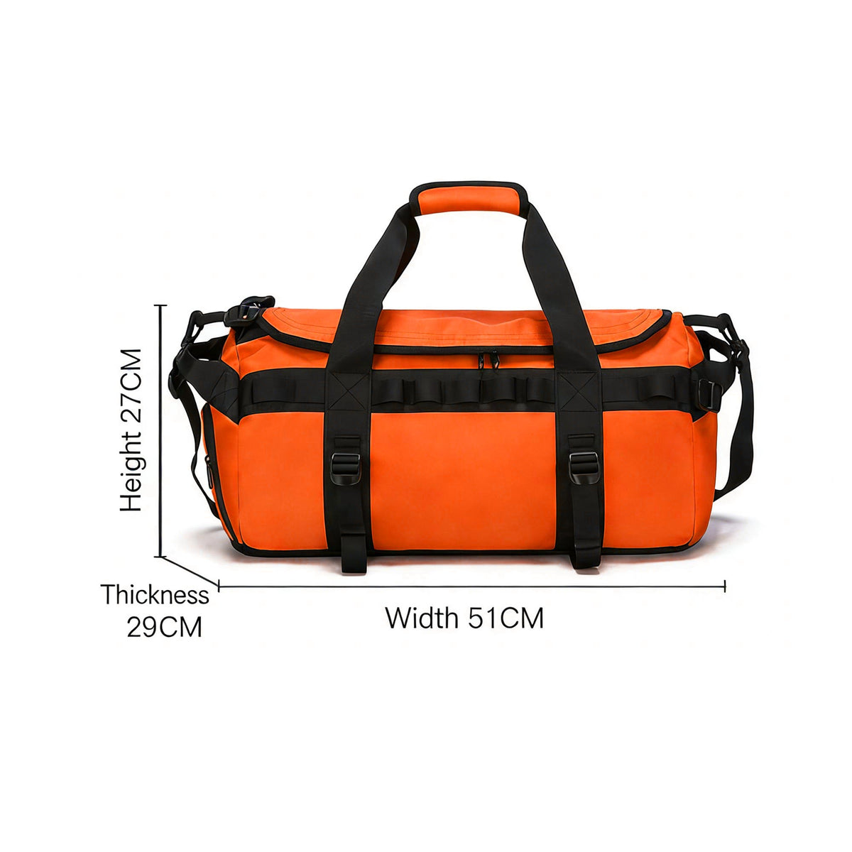 Waterproof Camping Duffel Bag – Outdoor Travel Storage Bag with Wet Dry Compartment