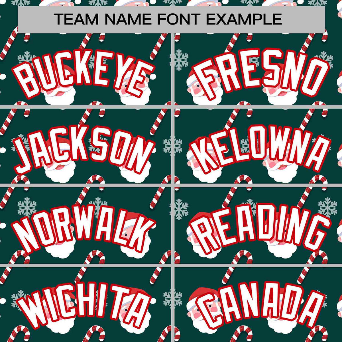 Custom Green White-Red Christmas Graffiti Pattern Authentic Baseball Jersey