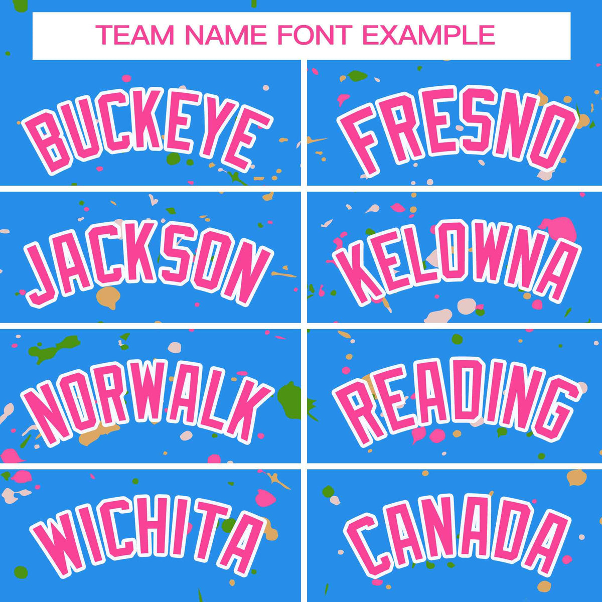 Custom Powder Blue Pink-White Splash Graffiti Pattern Authentic Baseball Jersey