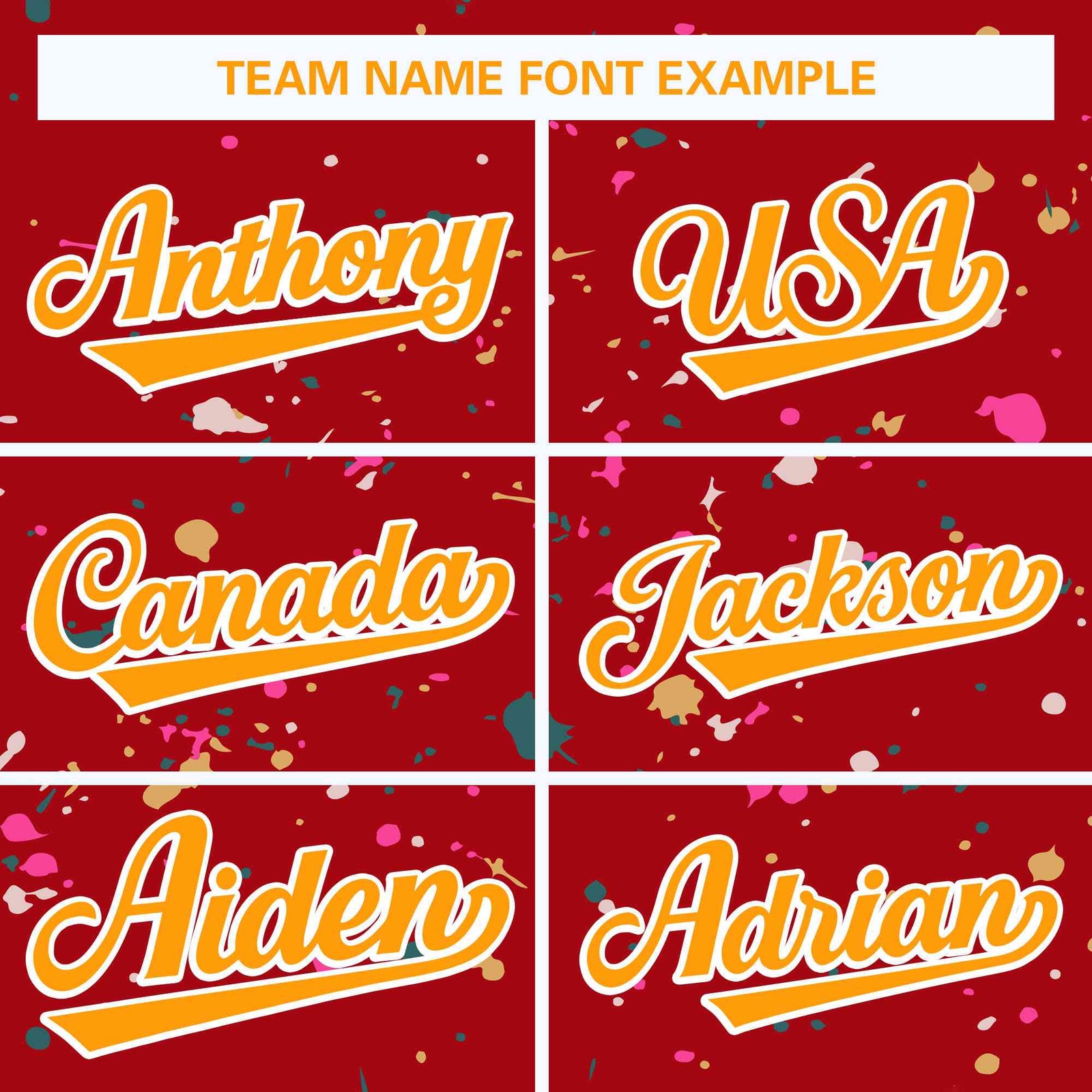 Custom Red Yellow-White Splash Graffiti Pattern Authentic Baseball Jersey