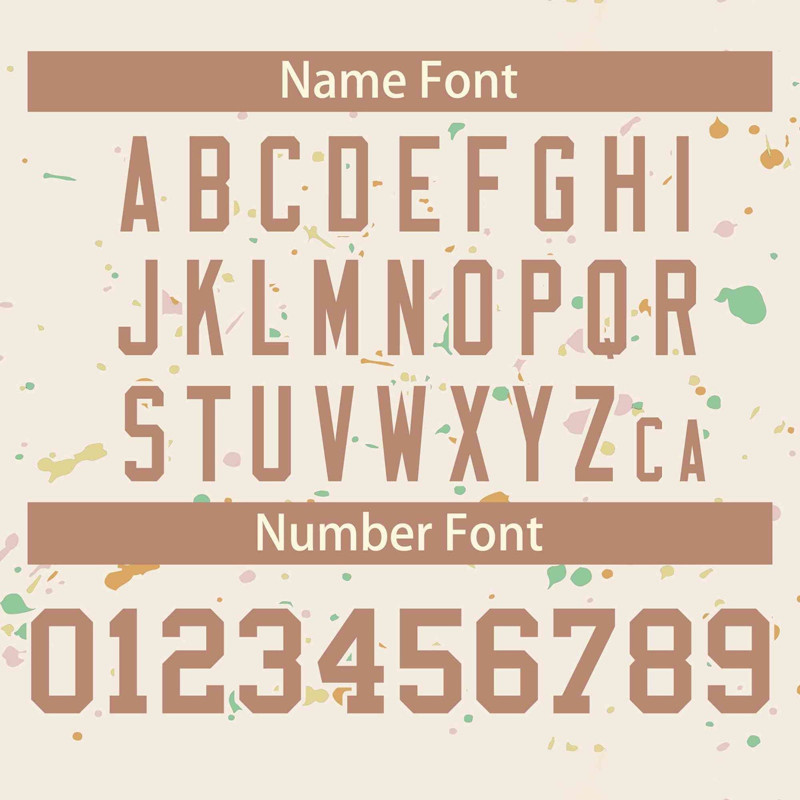 Custom Cream Brown-White Splash Graffiti Pattern Authentic Baseball Jersey