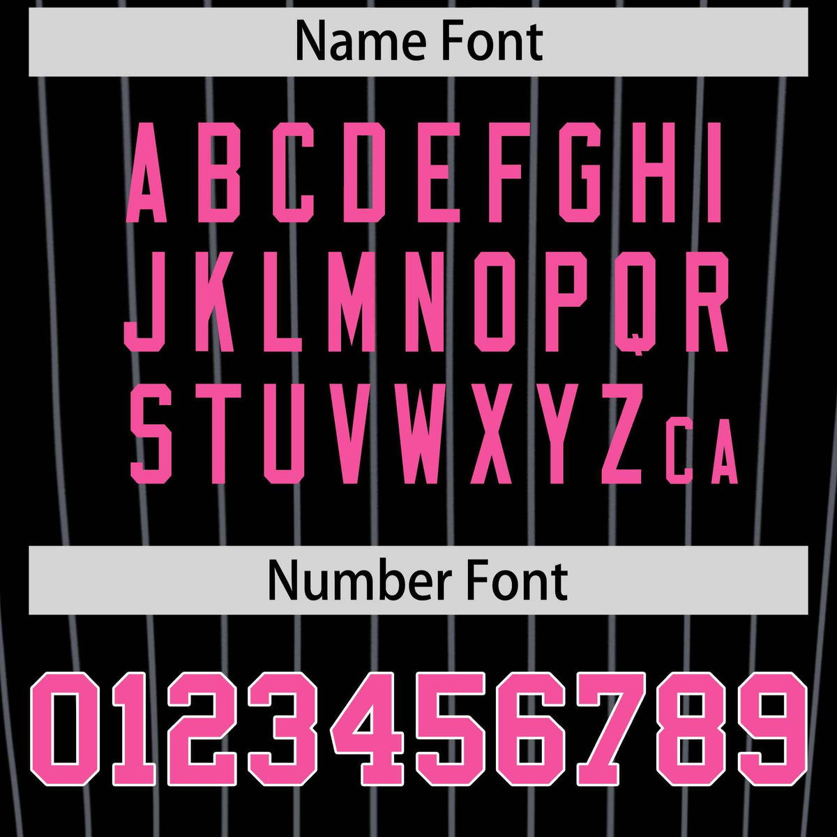 Custom Black Pink Pinstripe Authentic Baseball Jersey